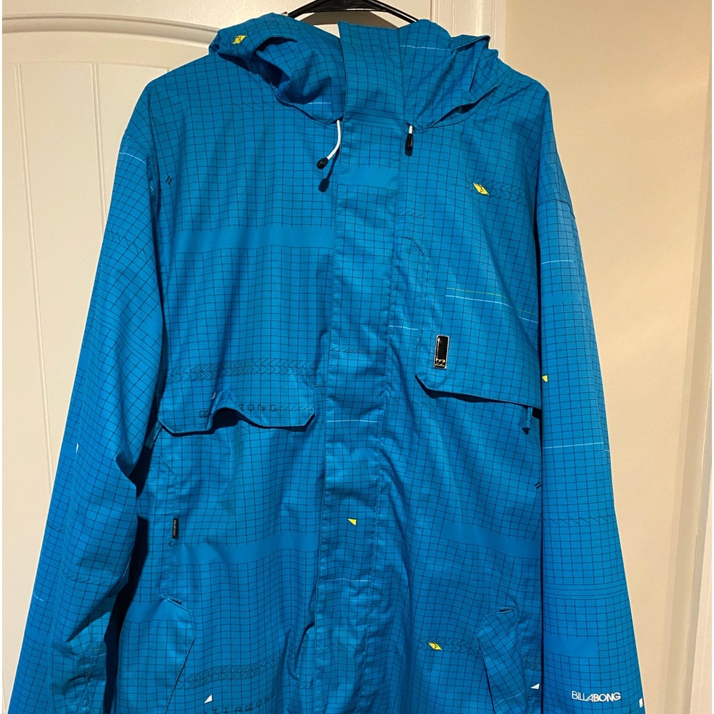 Billabong Aved Snowboard Ski Jacket Mens Large Blue